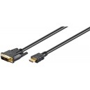 Câble DVI-D/HDMI Doré