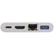  Adaptateur USB-C-multiport HDMI+Ethernet