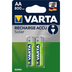 VARTA HR6/AA 800mAh x2 Solaire rechargeable