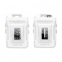 CKMOVA Micro sans fil X V1 blanc
