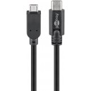 Câble USB 2.0 USB-C™ vers Micro-B 2.0, Noir