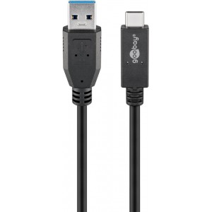 Câble USB-C™, USB 3.2 Gen 2, 3 A, 1 m, Noir