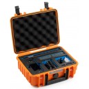 B&W Valise type 1000 Insta 360 X5 orange