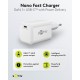 Goobay 65 W Chargeur Rapide USB-C PD GaN Nano blanc
