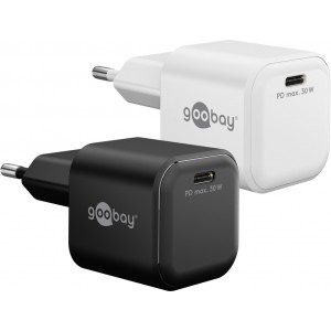 Goobay 30 W Chargeur Rapide USB-C PD GaN Nano noir