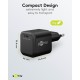 Goobay 30 W Chargeur Rapide USB-C PD GaN Nano noir
