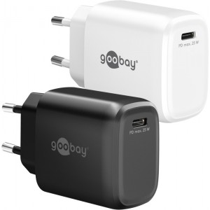 Goobay 25 W Chargeur Rapide USB-C PD GaN noir