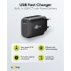 Goobay 25 W Chargeur Rapide USB-C PD GaN noir
