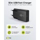 Goobay 25 W Chargeur Rapide USB-C PD GaN Slim noir
