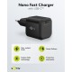 Goobay 20 W Chargeur Rapide USB-C PD GaN Nano noir