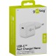 Goobay 20 W Chargeur Rapide USB-C PD GaN Nano blanc