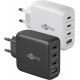 Goobay 68 W Chargeur Rapide Multiport USB-C PD GaN noir