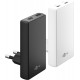 Goobay 65 W Chargeur Rapide Double USB-C PD GaN 90° Flat blanc (2x USB-C)