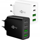 Goobay 65 W Chargeur Rapide Multiport USB-C PD noir