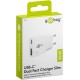 Goobay 30 W Chargeur Rapide Double USB-C PD GaN Slim blanc