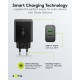 Goobay 30 W Chargeur Rapide Double USB-C PD GaN noir