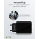 Goobay 28 W Chargeur Rapide Double USB-A QC noir