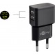 Goobay 12 W Charge Kit Double USB-C noir