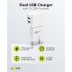 Goobay 12 W Charge Kit Double Apple Lightning blanc