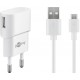 Goobay 5 W Charge Kit Micro-USB blanc (modèle 45297)