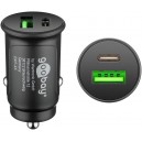 Goobay 27 W Power Delivery Chargeur Rapide Double USB pour Voiture USB-C PD