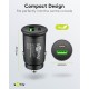 Goobay 27 W Power Delivery Chargeur Rapide Double USB pour Voiture USB-C PD