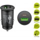 Goobay 30 W Power Delivery Chargeur Rapide pour Voiture USB-C PD (USB-C + USB-A)